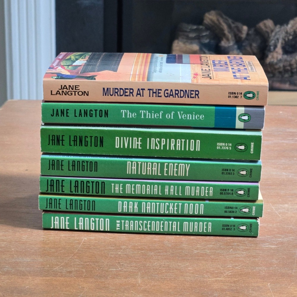 Janeā Langton Homer Kelly Mystery Series Lot 7 Penguin Crime Bundle PB Books